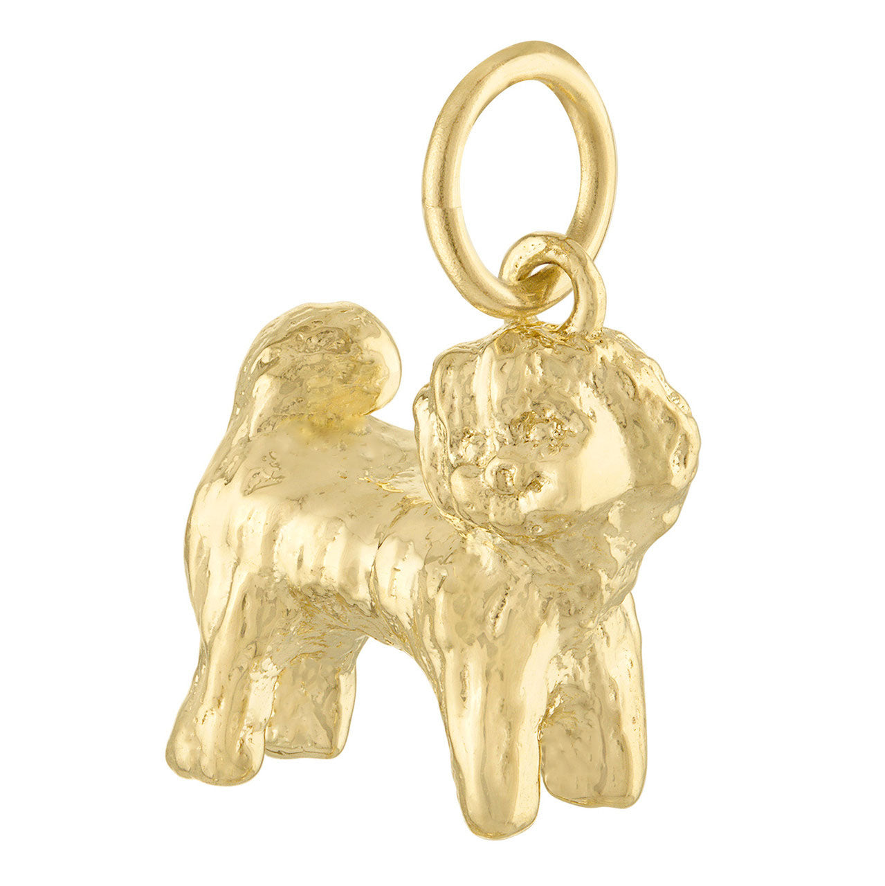 Bichon Frise 14K Gold Charm